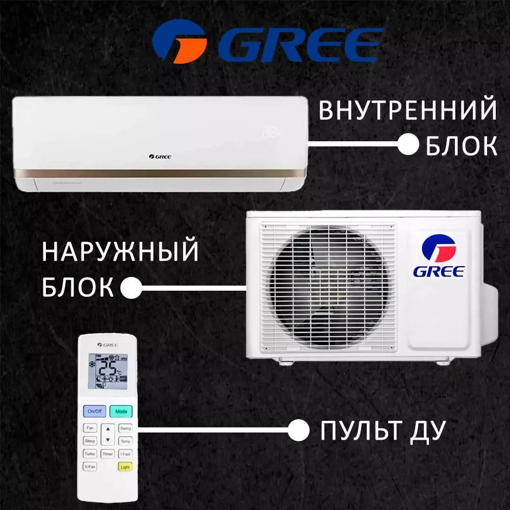 Кондиционер Gree GWH09AAAXA/K3NNA2A Bora купить в Владикавказе